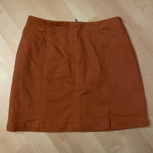 Caramel Mini Skirt